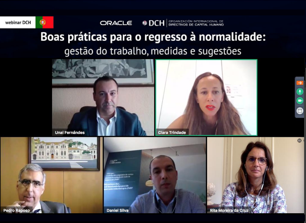 Resumo do #DCHWebinar Boas práticas para o regresso à normalidade: gestão do trabalho, registo da assiduidade, medidas e sugestões