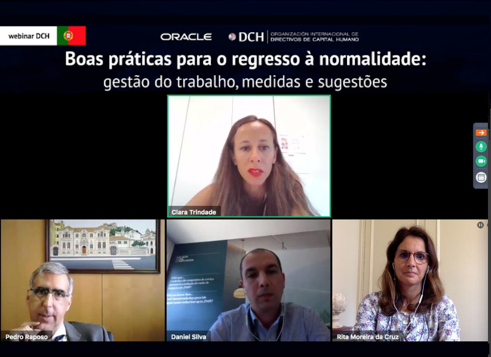 Resumo do #DCHWebinar Boas práticas para o regresso à normalidade: gestão do trabalho, registo da assiduidade, medidas e sugestões